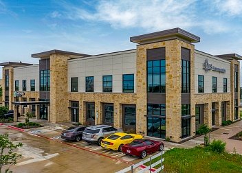 Denton building exterior for Dallas Associated Dermatologists